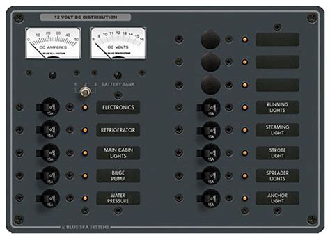 boat electrical panel box|12v circuit breaker panel.